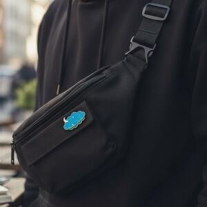 Cloud Sky Stars Moon Pin | Enamel Pin | Fanny Pack Pin | Backpack Purse Hat Pin